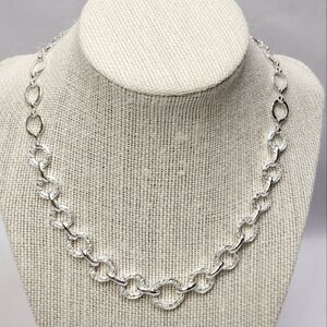 Crown Trifari Silver "Wear Anywhere" Collar Necklace